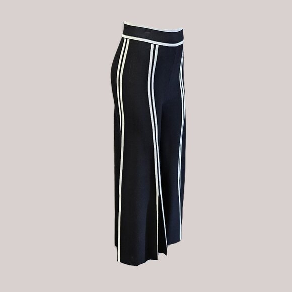 Joseph Ribkoff Wide Leg Pants With Slits - Picture 1 of 4